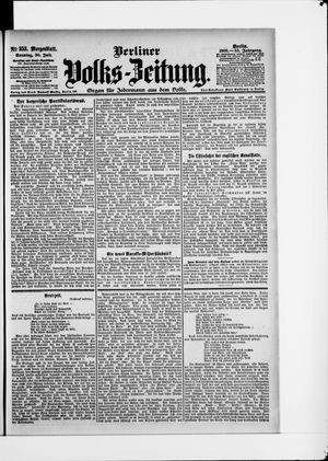 Berliner Volkszeitung on Jul 30, 1905