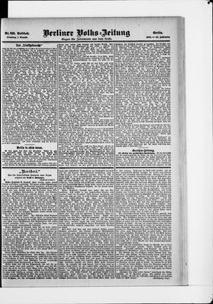 Berliner Volkszeitung on Aug 1, 1905