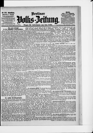 Berliner Volkszeitung vom 02.08.1905
