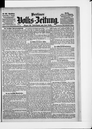 Berliner Volkszeitung vom 03.08.1905