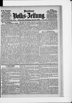 Berliner Volkszeitung vom 04.08.1905