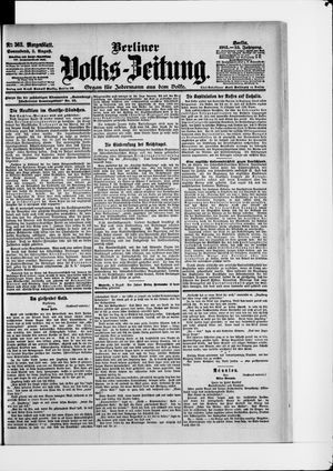 Berliner Volkszeitung vom 05.08.1905