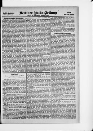 Berliner Volkszeitung on Aug 9, 1905