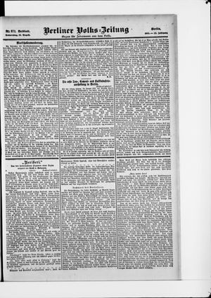 Berliner Volkszeitung vom 10.08.1905