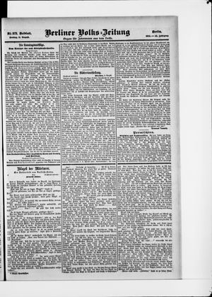 Berliner Volkszeitung vom 11.08.1905