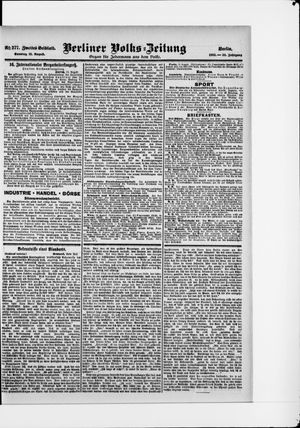 Berliner Volkszeitung vom 13.08.1905