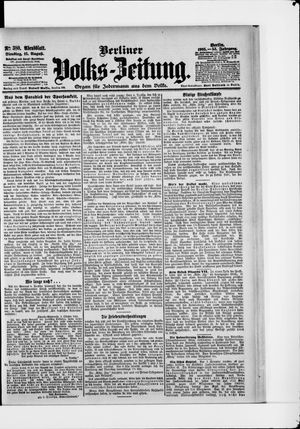 Berliner Volkszeitung vom 15.08.1905