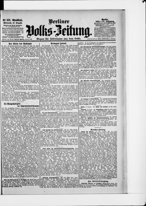 Berliner Volkszeitung vom 16.08.1905