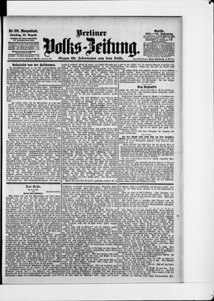 Berliner Volkszeitung vom 22.08.1905
