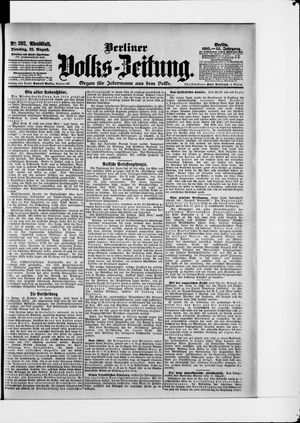 Berliner Volkszeitung vom 22.08.1905