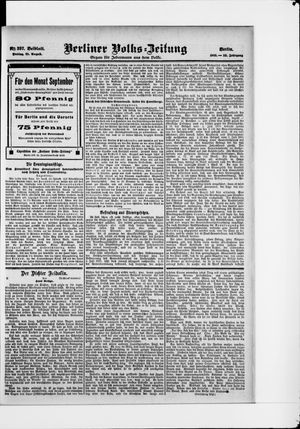 Berliner Volkszeitung vom 25.08.1905