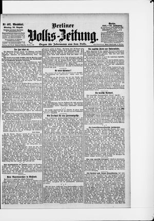 Berliner Volkszeitung vom 28.08.1905