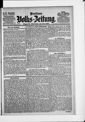 Berliner Volkszeitung vom 03.09.1905