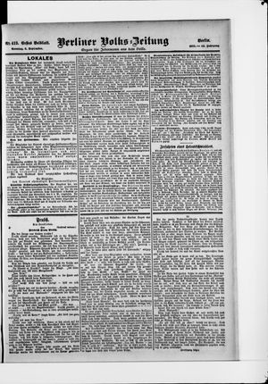 Berliner Volkszeitung vom 03.09.1905