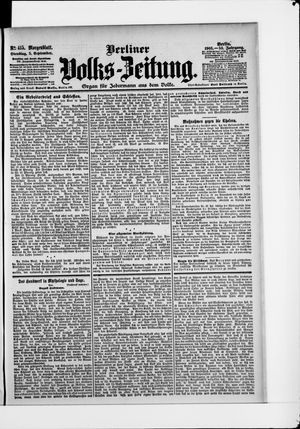 Berliner Volkszeitung vom 05.09.1905
