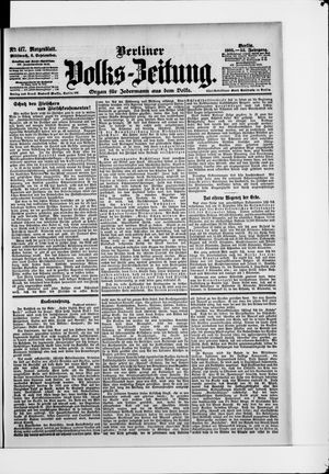 Berliner Volkszeitung vom 06.09.1905
