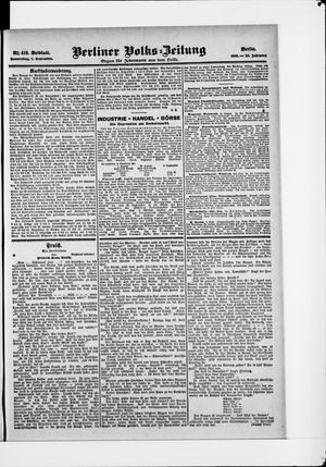 Berliner Volkszeitung vom 07.09.1905