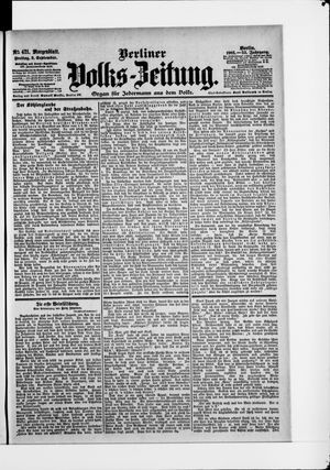 Berliner Volkszeitung vom 08.09.1905