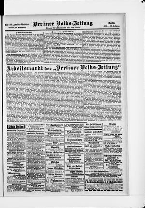 Berliner Volkszeitung vom 10.09.1905