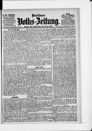 Berliner Volkszeitung vom 11.09.1905