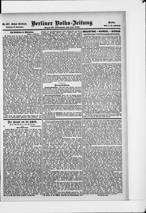 Berliner Volkszeitung vom 12.09.1905