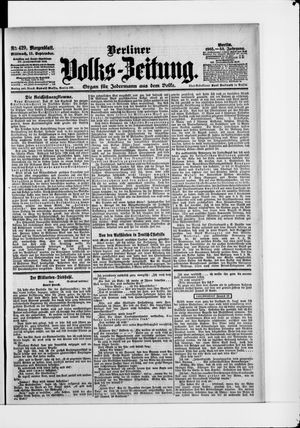 Berliner Volkszeitung vom 13.09.1905
