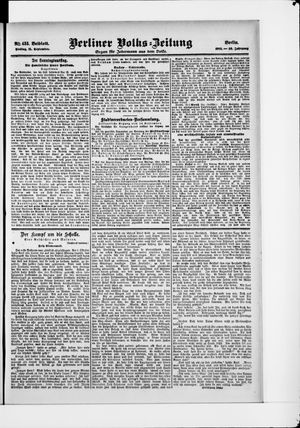 Berliner Volkszeitung vom 15.09.1905