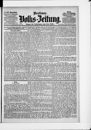 Berliner Volkszeitung vom 16.09.1905