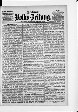 Berliner Volkszeitung vom 16.09.1905