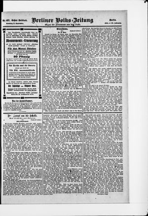 Berliner Volkszeitung vom 17.09.1905