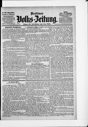 Berliner Volkszeitung vom 19.09.1905