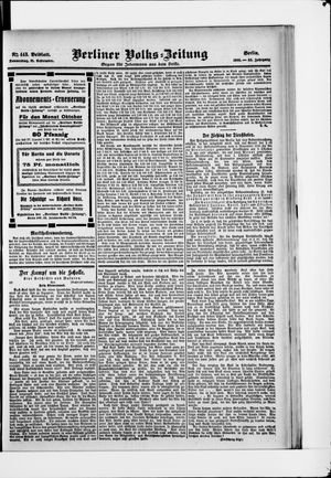 Berliner Volkszeitung vom 21.09.1905