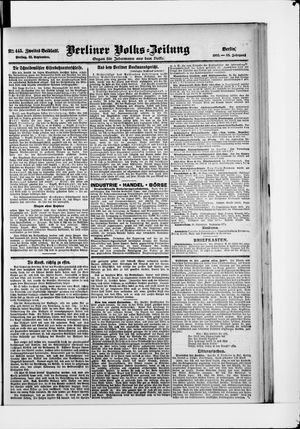 Berliner Volkszeitung vom 22.09.1905