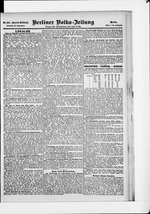 Berliner Volkszeitung vom 26.09.1905