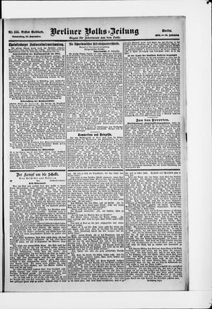 Berliner Volkszeitung vom 28.09.1905