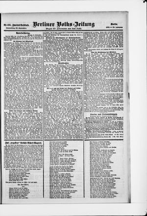 Berliner Volkszeitung on Sep 28, 1905