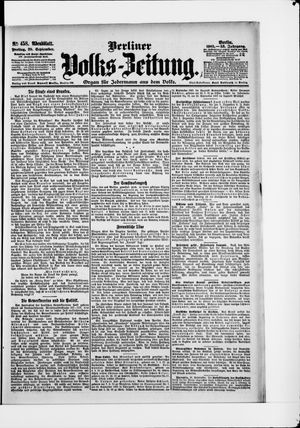 Berliner Volkszeitung vom 29.09.1905