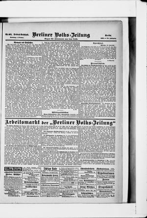 Berliner Volkszeitung on Oct 1, 1905