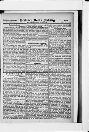 Berliner Volkszeitung vom 03.10.1905