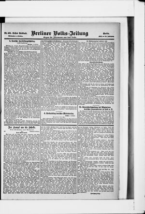 Berliner Volkszeitung vom 04.10.1905