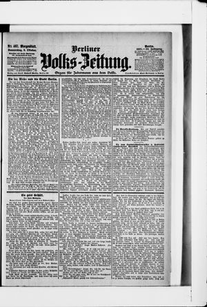 Berliner Volkszeitung vom 05.10.1905