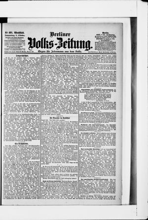 Berliner Volkszeitung vom 05.10.1905