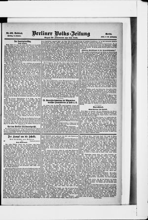 Berliner Volkszeitung on Oct 6, 1905