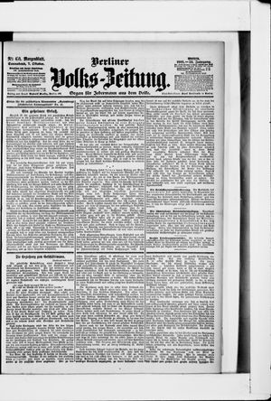 Berliner Volkszeitung on Oct 7, 1905