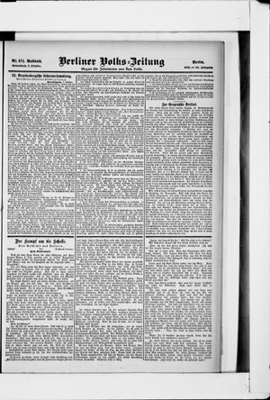 Berliner Volkszeitung vom 07.10.1905
