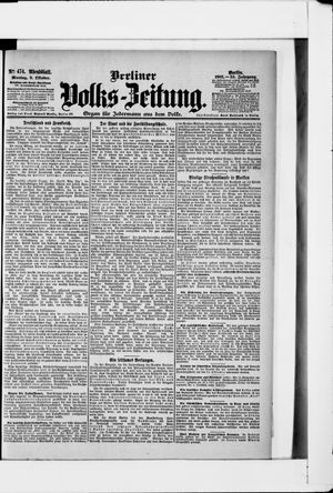 Berliner Volkszeitung on Oct 9, 1905