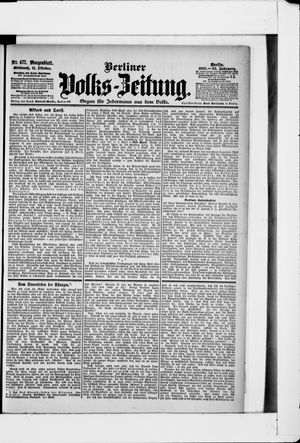 Berliner Volkszeitung on Oct 11, 1905