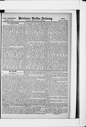 Berliner Volkszeitung on Oct 11, 1905