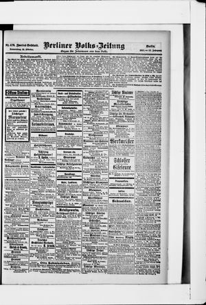 Berliner Volkszeitung vom 12.10.1905