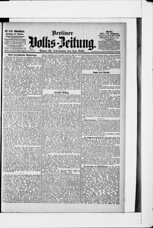 Berliner Volkszeitung vom 13.10.1905